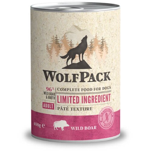 WolfPack limited ingredient adult - divja svinja 400 g Cene