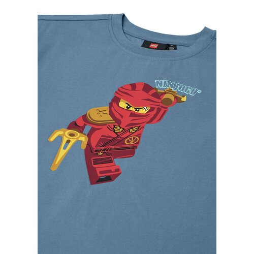 Lego ninjago majica kratkih rukava, pra&amp;scaron;njavo plava Slike