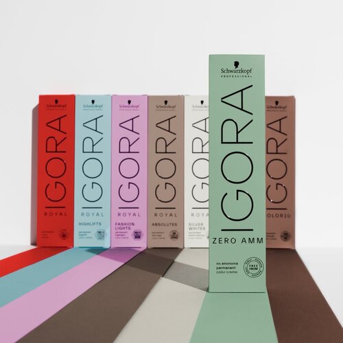 Schwarzkopf Igora Zero Amm - 10-19 ultra blond Cendr&amp;eacute; Violet Slike