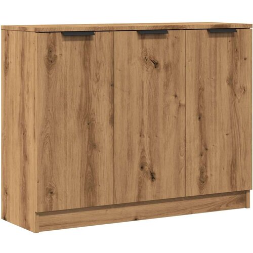 VidaXL Komoda Artisan hrast 90,5x30x70 cm izrađeno drvo Slike