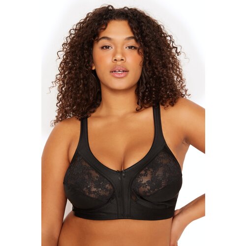 Trendyol Curve Plus Size Bra - Black Slike