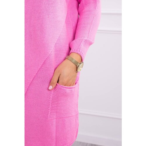 Kesi Sweater with envelope bottom light pink Cene