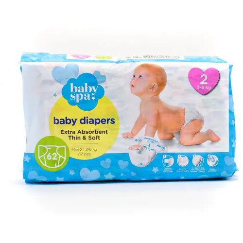 BABY SPA pelene 2 mini 3-6kg 62kom Cijene