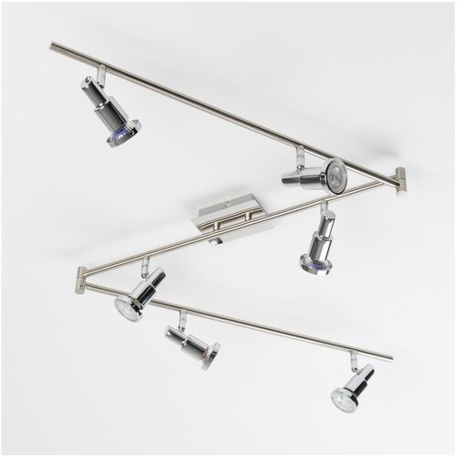  LED spot svetiljka 6xGU10/5W/230V mat hrom Slike