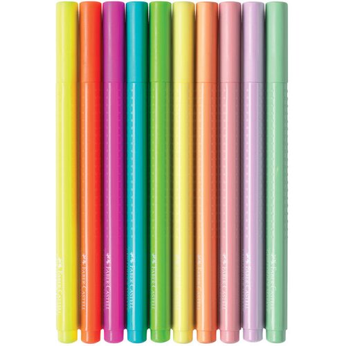  &amp;scaron;kolski 10boja grip neon plus pastel faber castell 155312 blister Slike