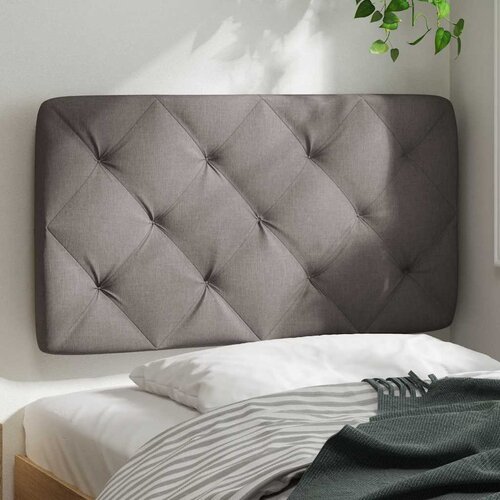  Jastuk za uzglavlje smeđesivi 80 cm od tkanine Slike