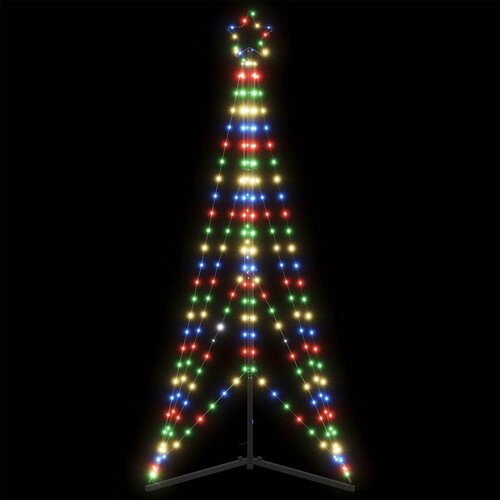 vidaXL LED božićno drvce 363 LED šarene 182 cm Cijene