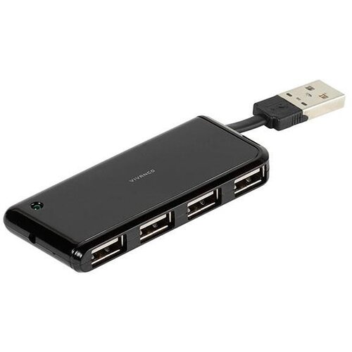 Vivanco USB 2.0 HUB 4 PORT ITUSBHUB4SL, (617400) Cene