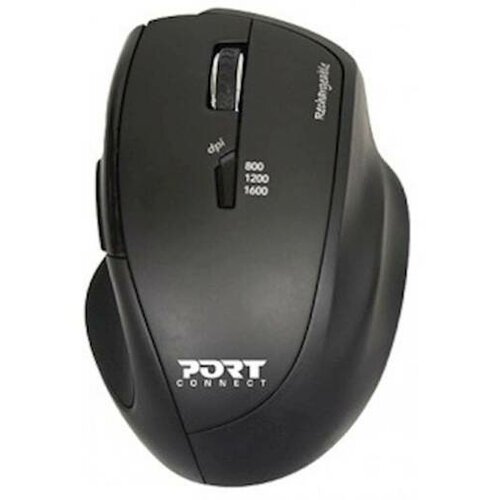 Port Designs 900708 bežični optički miš 1600dpi crni Slike
