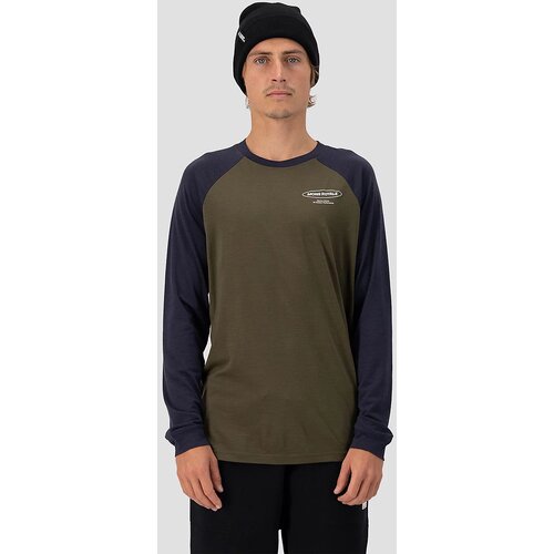 Mons Royale Icon Merino Raglan Funkcijska majica dark olive / 9 iron Cene