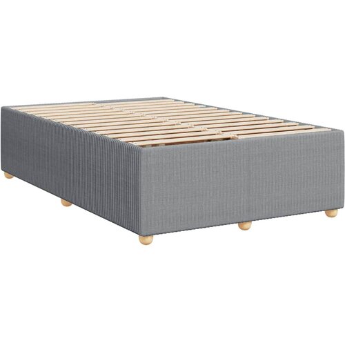  Krevet s oprugama i madracem svjetlosivi 120x190 cm od tkanine Slike
