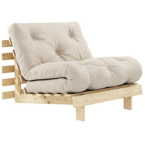 Karup Design Raztegljiv fotelj Roots Raw/Beige Slike