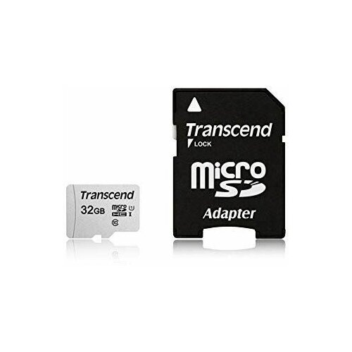 Transcend MicroSD 32GB HC Class 10 UHS-I +1ad 300S TS TS32GUSD300S-A memorijska kartica Slike