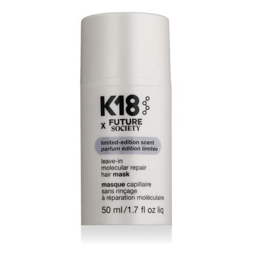 K18 Future x Society Leave-in Molecular Repair Hair Mask intenzivna maska za obnavljanje za izbijeljenu, obojenu i kemijski tretiranu kosu 50 ml Cijene