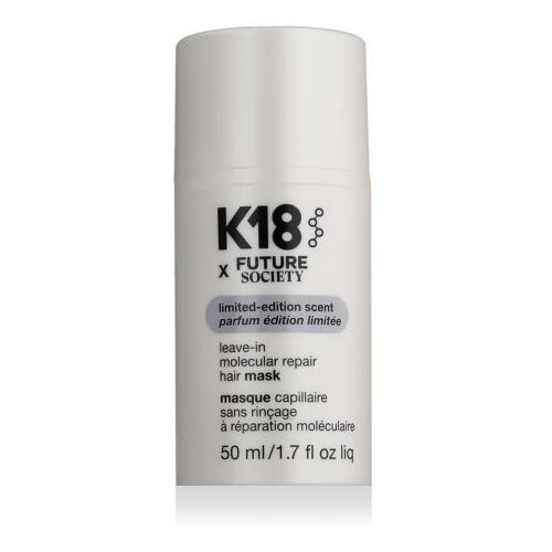 K18 x Future Society Leave-In Molecular Repair Hair Mask maska za lase po&amp;scaron;kodovani lasje 50 ml za ženske Slike