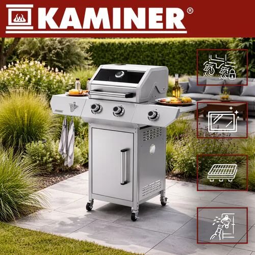 Kaminer Plinski ro&amp;scaron;tilj 2+1 10kW Varen 3.0 Slike