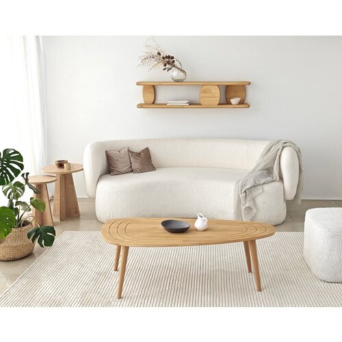 Hanah home modena - oak oak wall shelf Cene