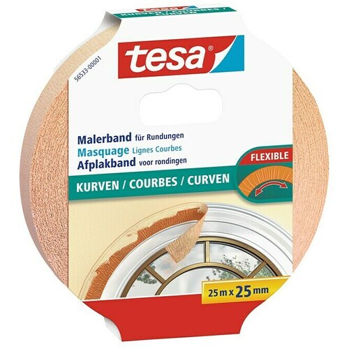 Tesa Ljepljiva krep traka (25 m x 25 mm) Slike