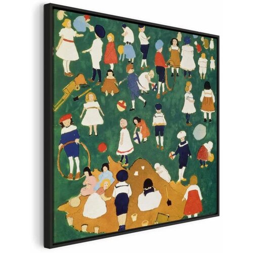  Slika - Kazimir Malevich &ndash; Children 80x80 U crnom drvenom okviru Cijene