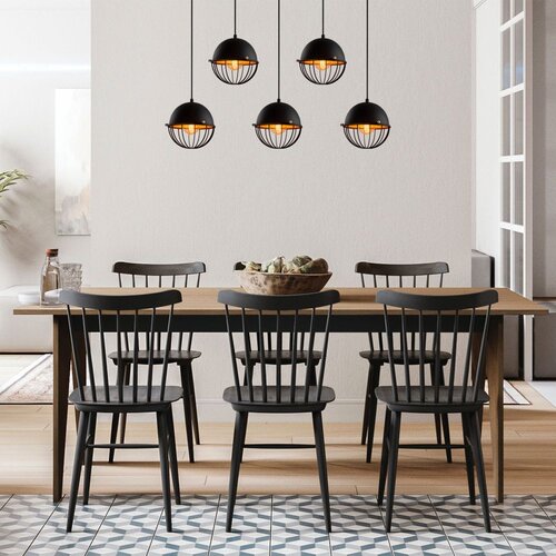 Opviq Sivani Tel - MR-345 BlackGold Chandelier Slike