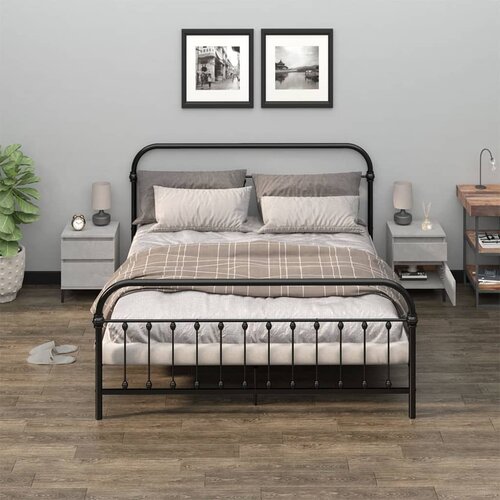 vidaXL Noćni ormarići 2 kom siva boja betona 40x35x50 cm Cijene