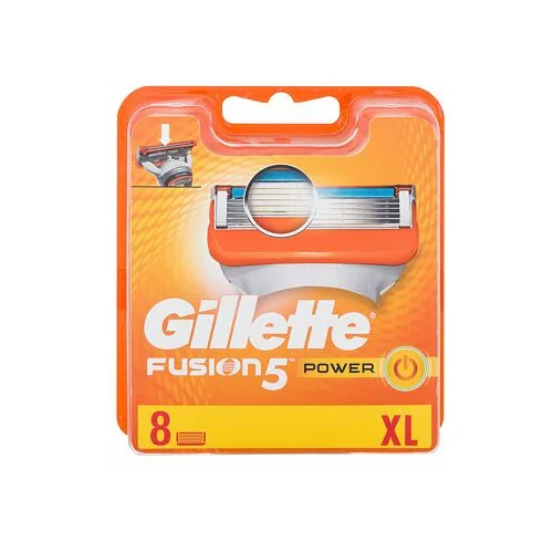 Gillette Fusion5 power nadomestvne britvice 8 ks za moške
