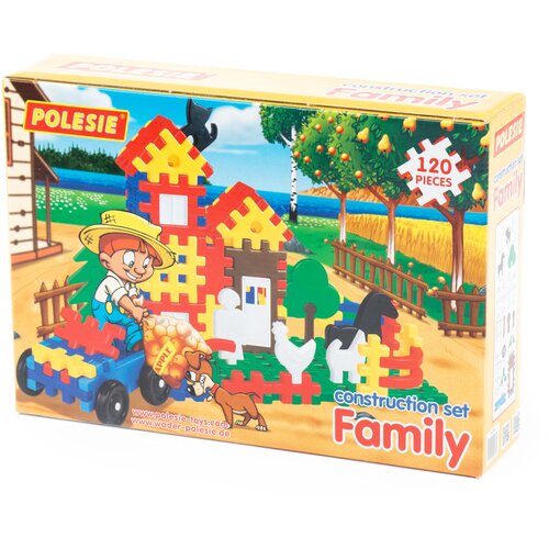 Polisei Konstruktorski set Porodica 120 delova Polesie Cene