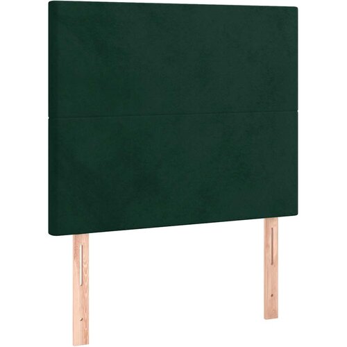 Box spring krevet s madracem tamnozeleni 90x200 cm bar&amp;scaron;unasti Slike