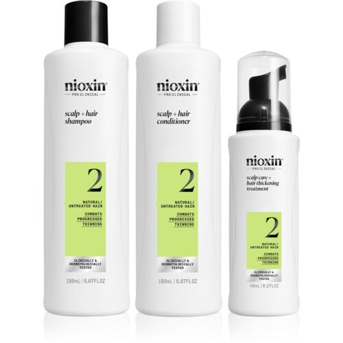 Nioxin System 2 Scalp Therapy darilni set za redke lase 3 kos Slike