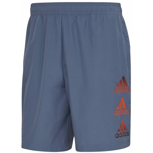 Adidas D2M logo short, muški šorc za fitnes, plava HM4798 Slike