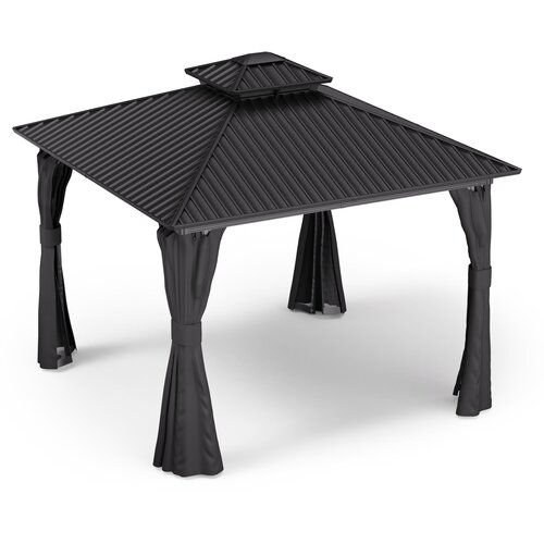 Blumfeldt ShadeFortress, paviljon, 3 x 3 m, streha iz pocinkanega jekla, ščiti pred soncem, dežjem in vetrom Cene