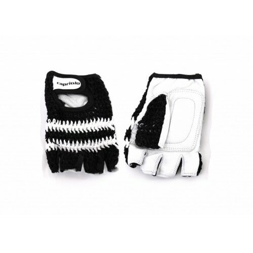 Capriolo rukavice za teretanu retro crochet crne xl Slike