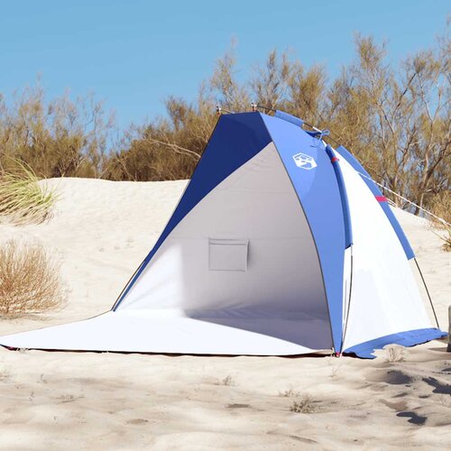 Šator za plažu azurnoplavi 268 x 223 x 125 cm 185T poliesterski Cene