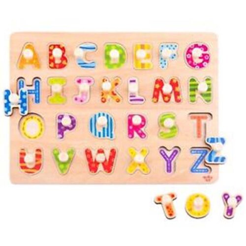  Igračka Toki igračka drvena slagalica sa slovima Slike