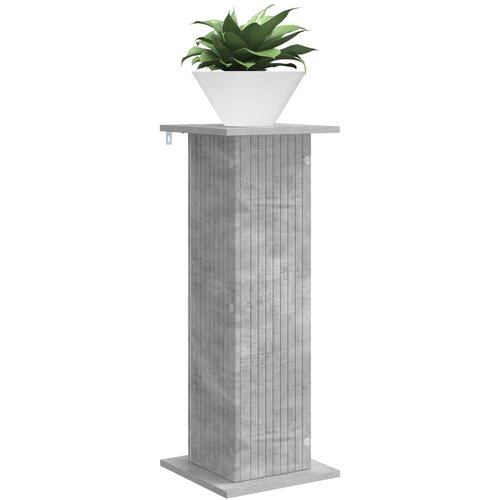  Stalak za biljke Betonska siva 30,5 x 30 x 80,5 cm Slike