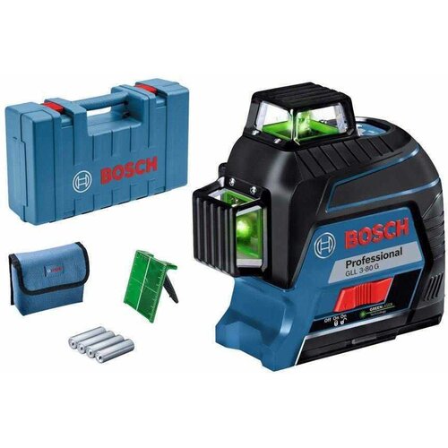 Bosch GLL 3-80 G linijski laser sa zelenim zrakom; domet 80m 0601063Y00 Cene