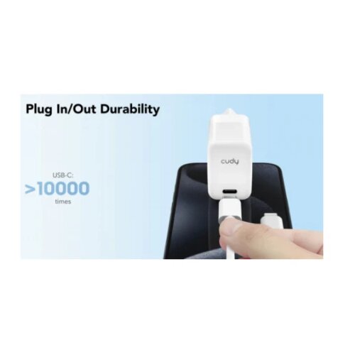 Cudy CH30_EU USB-C GaN Charger za telefone, tablete i MacBook Air, 30W Cene