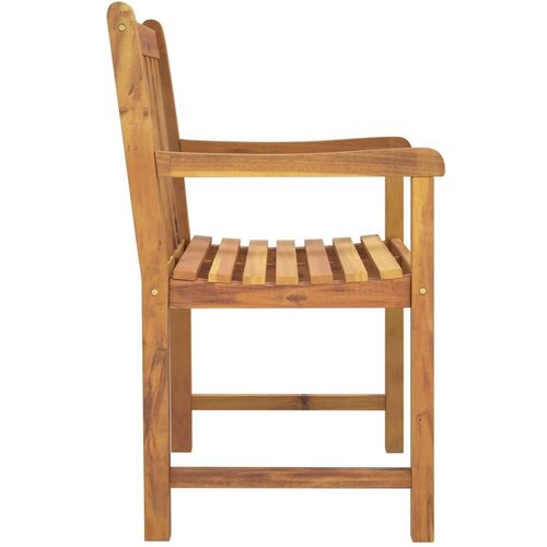  Vrtne stolice 6 kom 56 x 55 5 x 90 cm od masivnog drva bagrema Slike