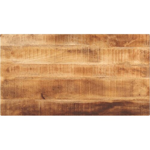  Ploča stola 100x60x3,8 cm pravokutna puna drvena gruba mango Slike