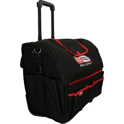 Ks Tools univerzalna torba za orodje xl rollbag, s teleskopskim ročajem za vleko, črne / rdeče barve Cene