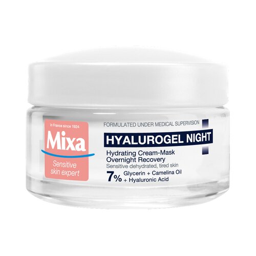 Mixa Hyalurogel Night vlažilna nočna krema za občutljivo kožo 50 ml za ženske Cene