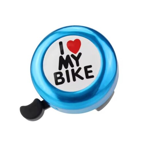  Zvonce i love my bike,plavo ( B80007 ) Slike