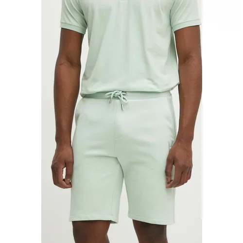 Karl Lagerfeld Kratke hlače moške, turkizna barva, 542900.705889
