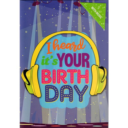 Cartuna Greetings muzička čestitka - i heard its your birthday Slike