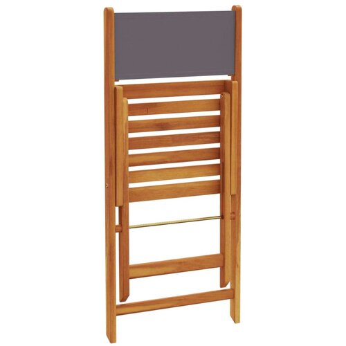 VidaXL 3-dijelni bistro set od tkanine i masivnog drva antracit Slike