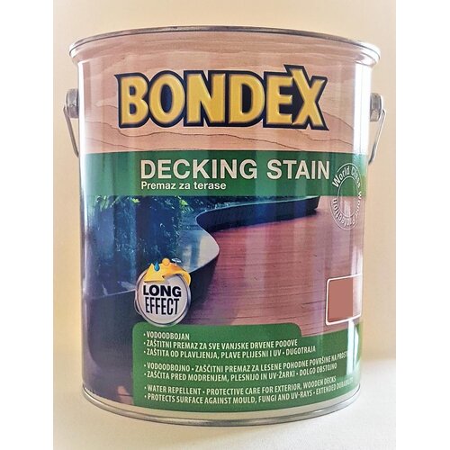 BONDEX TANKOSLOJNI PREMAZ DECKING STAIN 5L 010 RDEČI BOR Cene