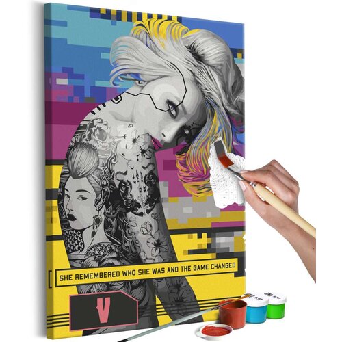  Slika za samostalno slikanje - Game Girl 40x60 Slike