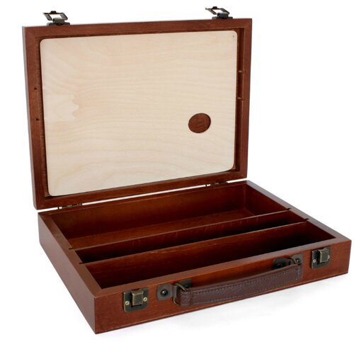 Drveni kofer za boje Renesans 32x23.5x6 cm (prazan kofer za) Slike