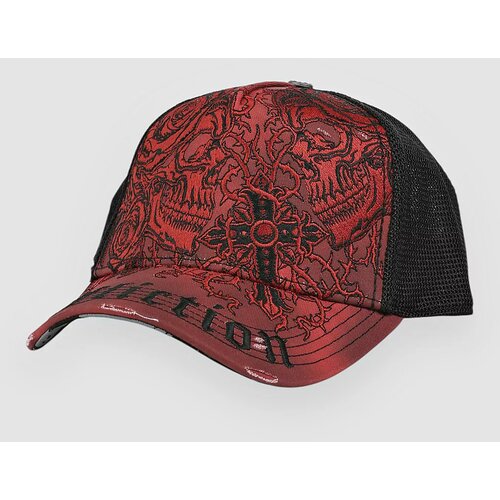 Affliction Forgotten Kapa s &amp;scaron;iltom dirty red / blk potassium Slike