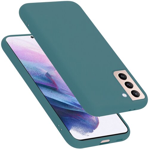 Cadorabo Ohi&amp;scaron;je, združljiv s Samsungom v tekoči zeleni barvi - za&amp;scaron;čitni pokrov iz fleksibilnega silikona TPU, (20586495) Slike